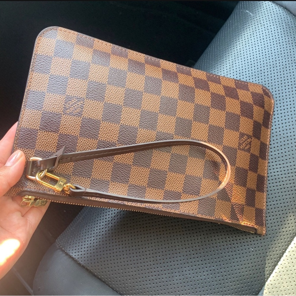 Louis Vuitton Neverfull Pouchette Damier Large